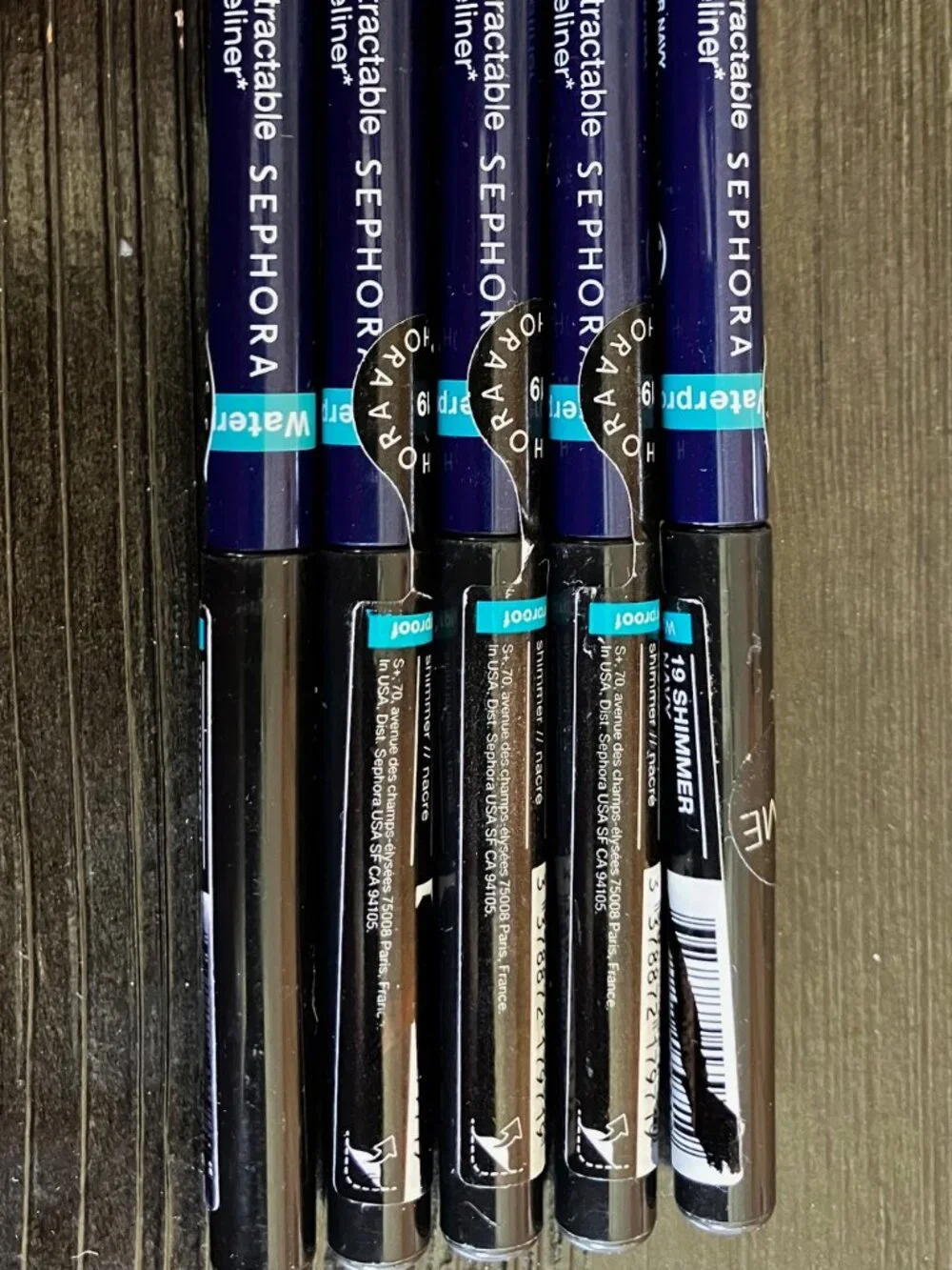 Sephora Retractable Eyeliner (5) #19 Navy Shimmer